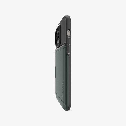 ACS04835 - iPhone 14 Pro Max Case Slim Armor CS in black showing the back